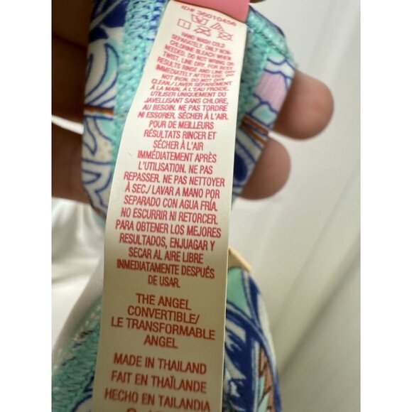 Victoria’s Secret The Angel Convertible Floral Swim Bra Top Size 34DD - Picture 9 of 10